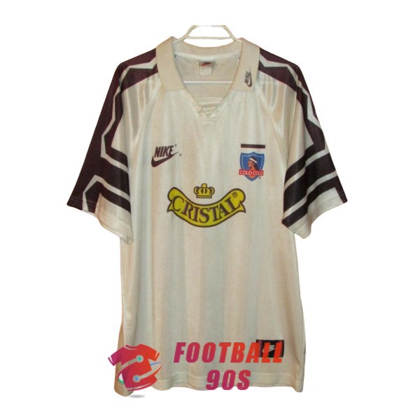 maillot colo colo vintage cristal 1995-1996 domicile