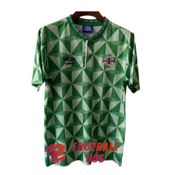 maillot irlande du nord vintage 1990-1992 domicile