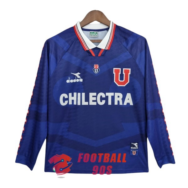 maillot Universidad de chile vintage chilectra domicile manche longue 1995