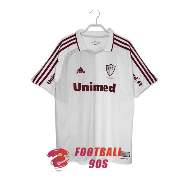 maillot fluminense vintage unimed blanc edition speciale 2012-2013
