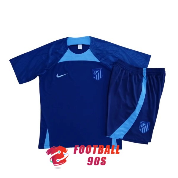 maillot atletico madrid entrainement kit 2022-2023 bleu fonce bleu clair