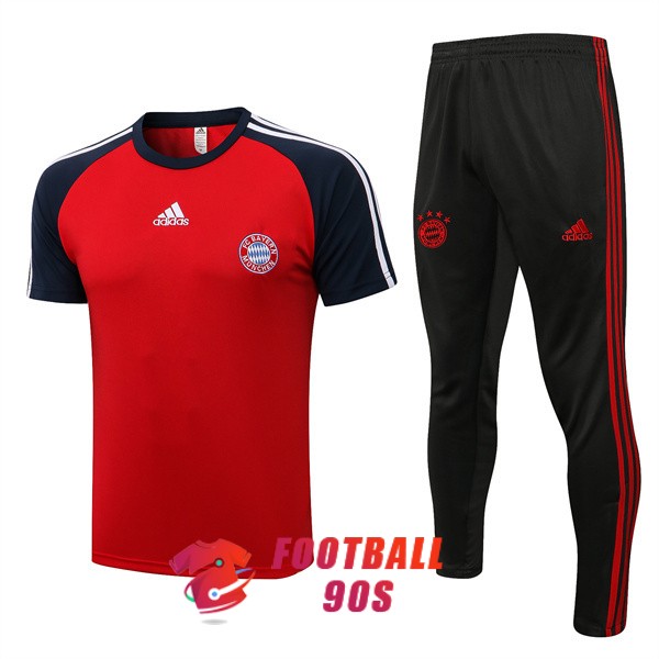 maillot bayern munich entrainement kit 2022-2023 rouge bleu fonce