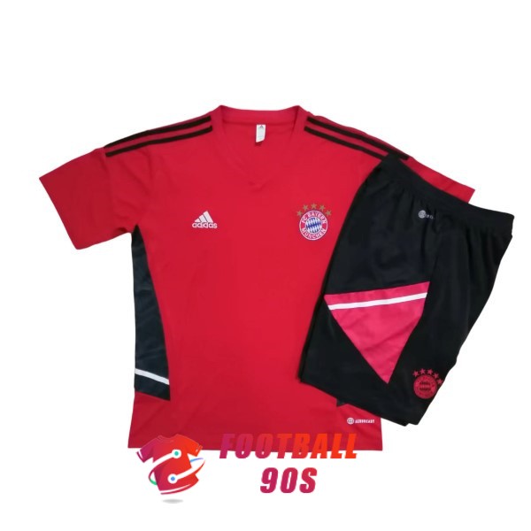 maillot bayern munich entrainement kit 2022-2023 rouge