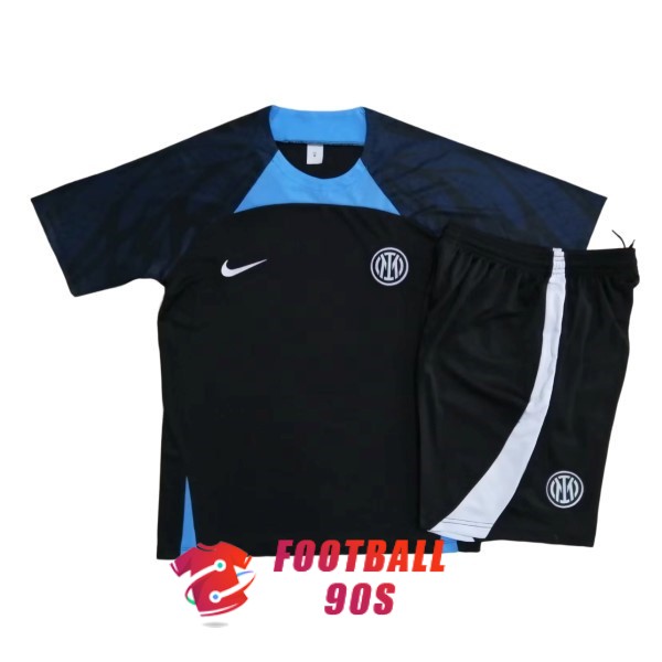 maillot inter milan entrainement kit 2022-2023 bleu fonce bleu clair