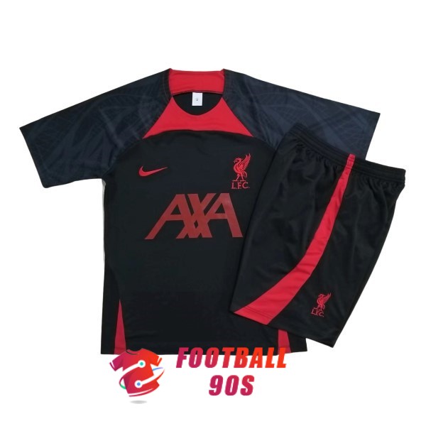 maillot liverpool entrainement kit 2022-2023 rouge noir