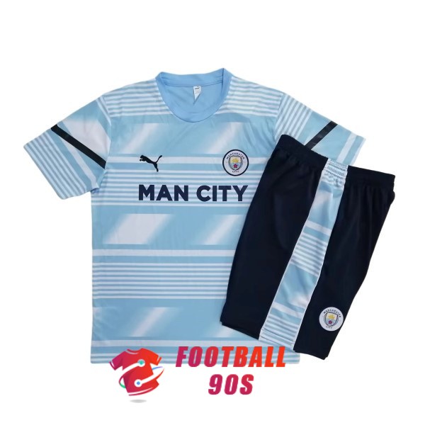 maillot manchester city entrainement kit 2022-2023 bleu clair