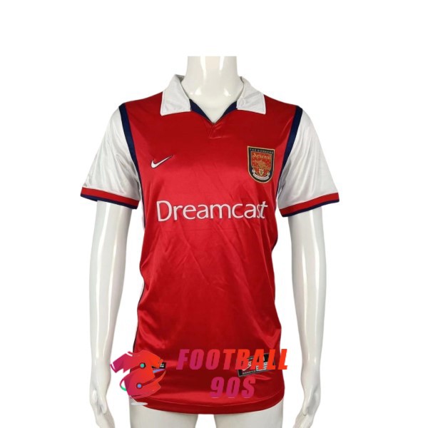 maillot arsenal vintage dreamcast 1999-2000 domicile