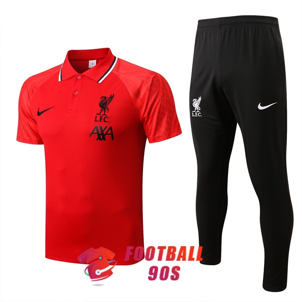 liverpool 2022-2023 entrainement rouge polo kit