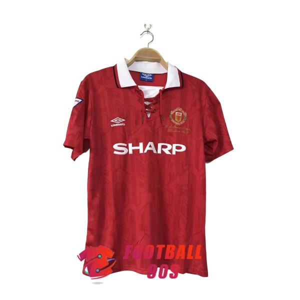 maillot Manchester united vintage sharp 1992-1994 domicile