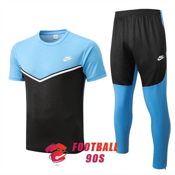 maillot barcelone entrainement kit 2022-2023 bleu clair noir