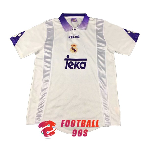 maillot real madrid vintage 1997-1998 domicile