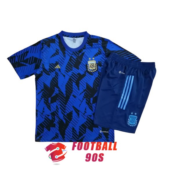 maillot argentine entrainement kit 2022-2023 bleu