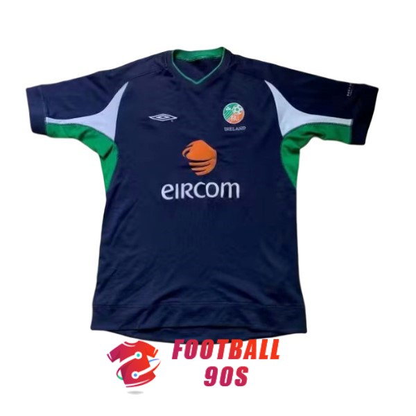 maillot irlande vintage bleu edition speciale 2002