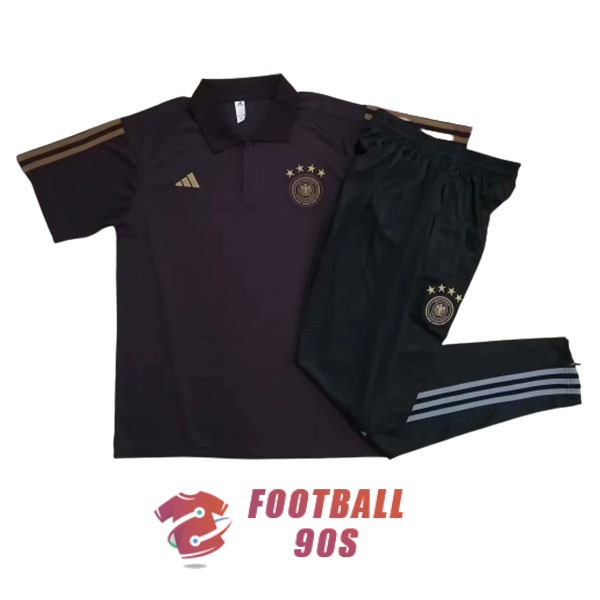 allemagne 2022-2023 entrainement brown fonce polo kit