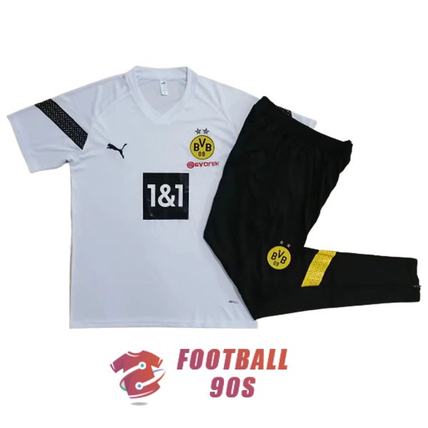 maillot dortmund entrainement kit 2022-2023 blanc