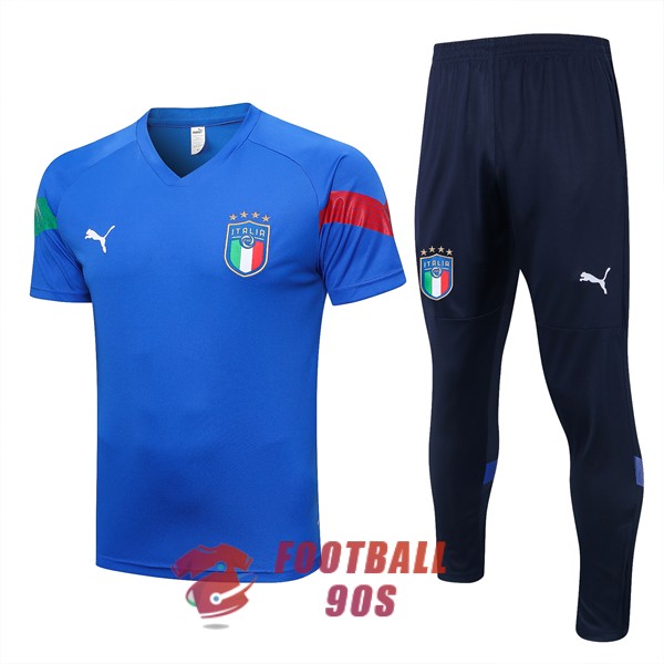 maillot italie entrainement kit 2022-2023 bleu fonce (1)