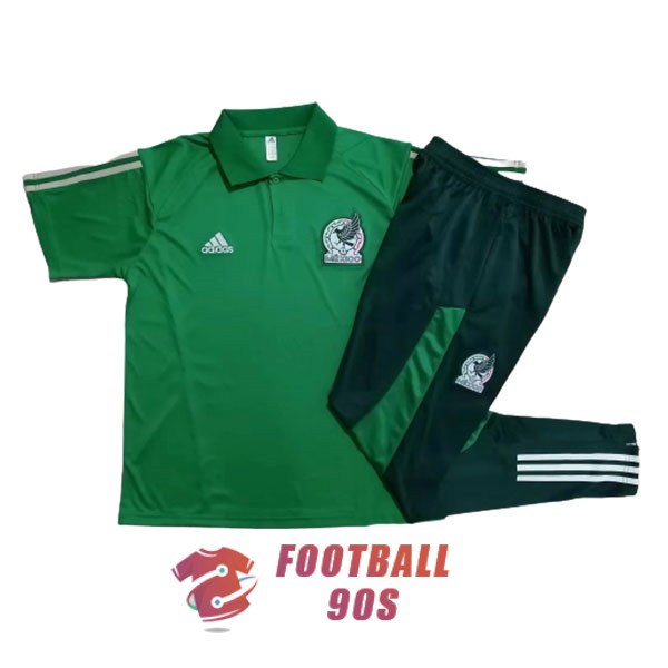 mexique 2022-2023 entrainement vert polo kit