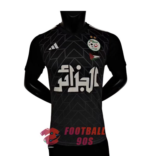 maillot algerie edition speciale version joueur 2023-2024 noir