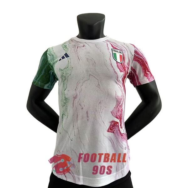 maillot italie entrainement version joueur 2023-2024 vert blanc rouge