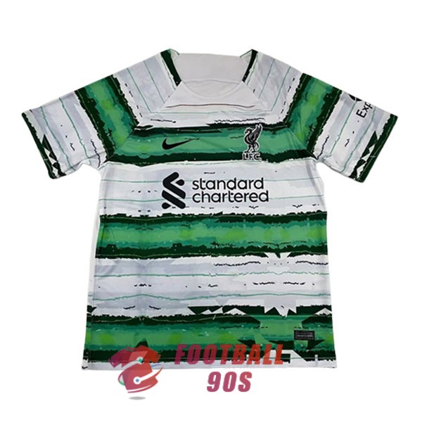 maillot liverpool edition speciale 2023-2024 blanc vert