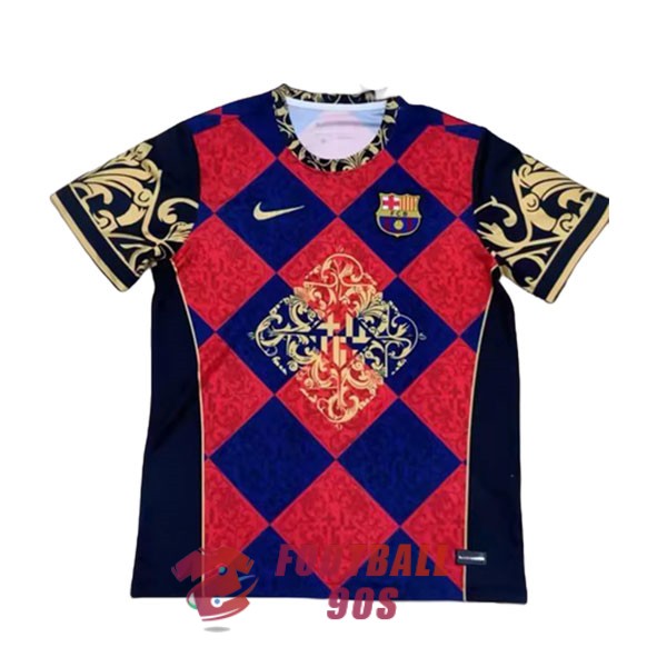 maillot barcelone edition speciale 2023-2024 bleu or rouge