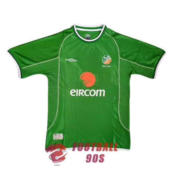 maillot irlande vintage 2001-2003 domicile