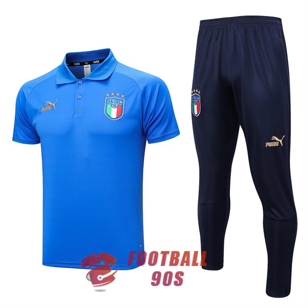 italie 2023-2024 entrainement bleu fonce (2) polo kit
