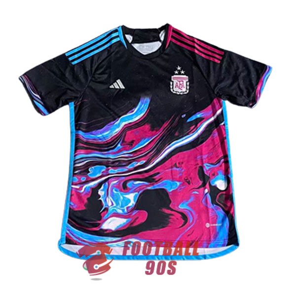 maillot argentine edition speciale 2023-2024 bleu noir rose