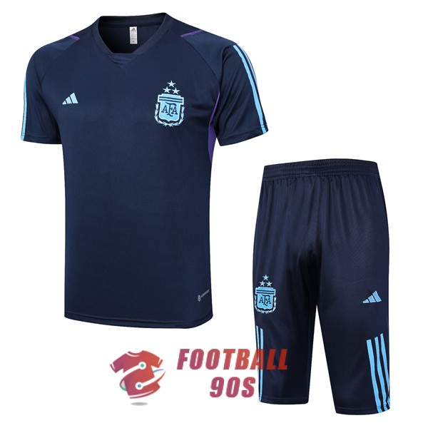 maillot argentine entrainement kit 2023-2024 bleu fonce