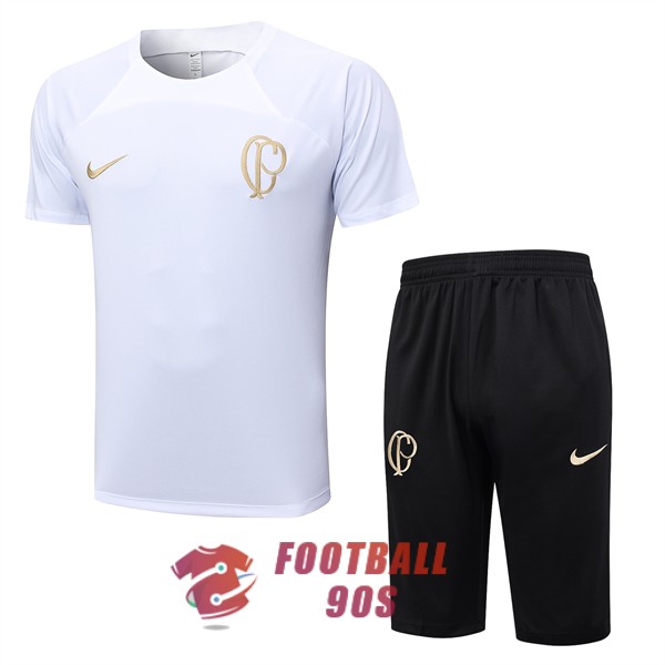 maillot corinthians entrainement kit 2023-2024 blanc