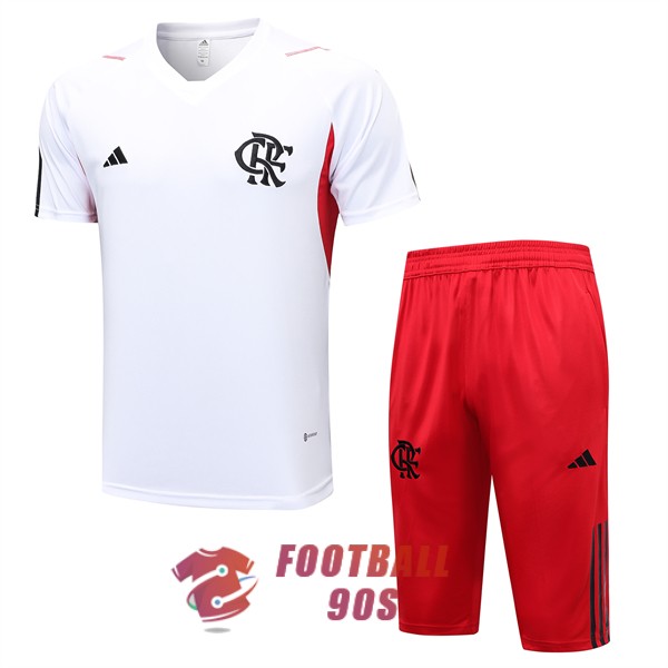 maillot flamengo entrainement kit 2023-2024 rouge blanc