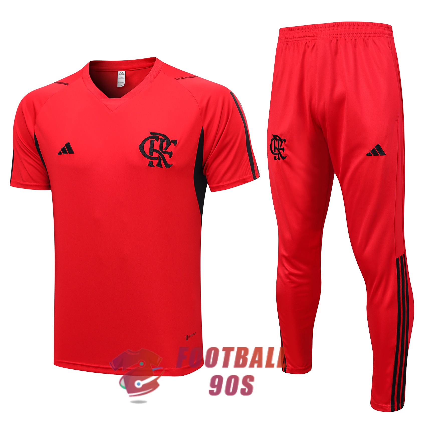 maillot flamengo entrainement kit 2023-2024 rouge noir
