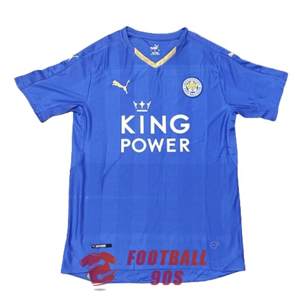 maillot leicester city vintage king power 2015-2016 domicile