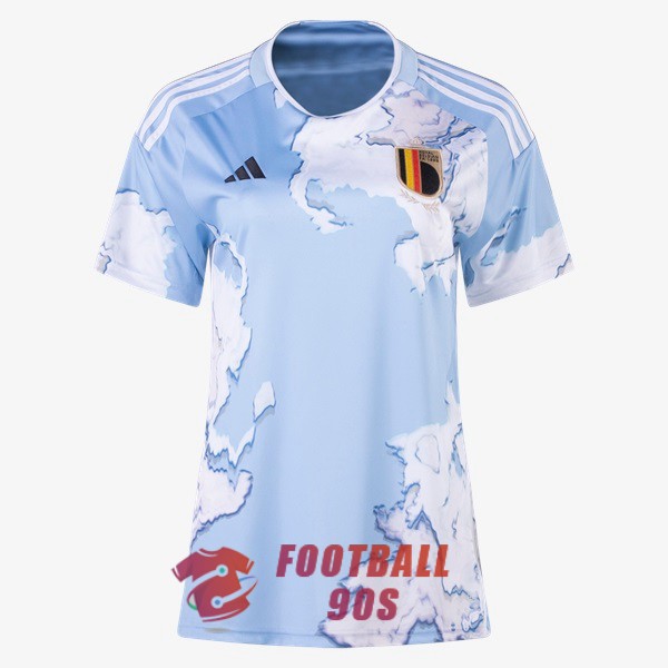maillot belgique femme 2023-2024 exterieur bleu blanc