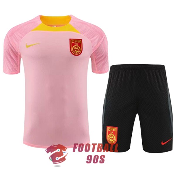 maillot chine entrainement kit 2023-2024 rose