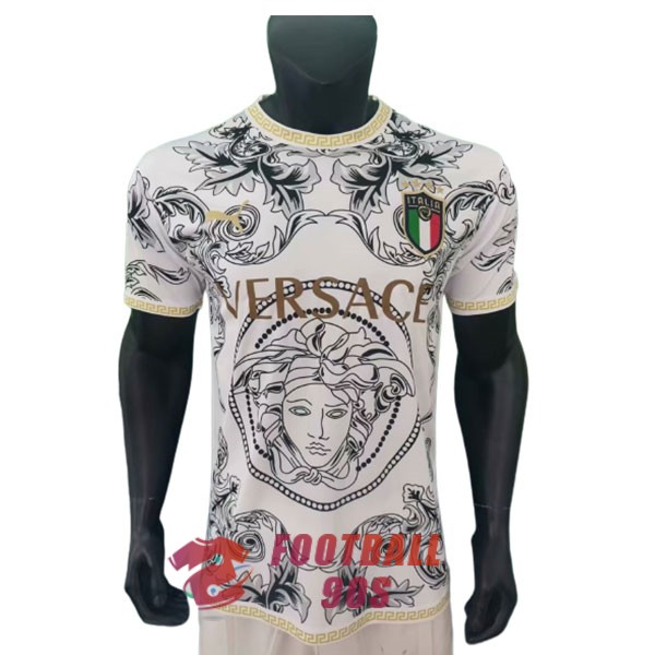 maillot italie edition speciale versace 2023-2024 blanc