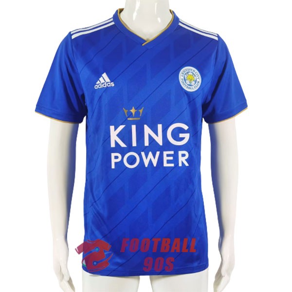 maillot leicester city vintage king power 2018-2019 domicile