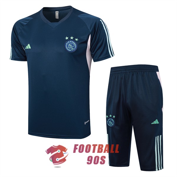 maillot ajax entrainement kit 2023-2024 bleu fonce