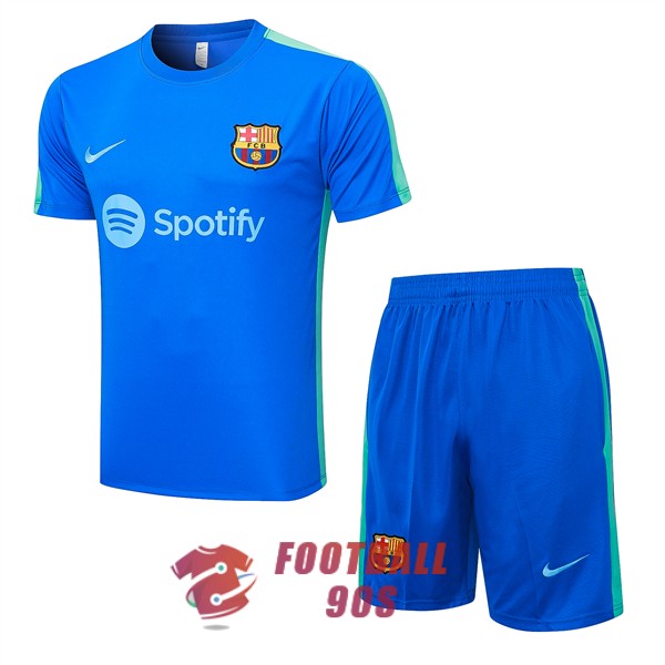 maillot barcelone entrainement kit 2023-2024 bleu fonce