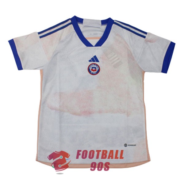 maillot chili exterieur blanc rose 2023-2024