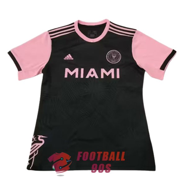 maillot inter miami edition speciale 2023-2024 noir rose