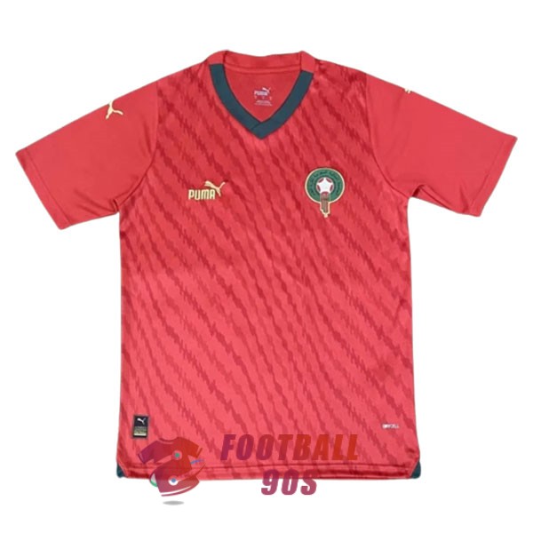 maillot maroc domicile rouge 2023-2024