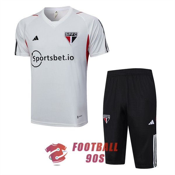 maillot sao paulo entrainement kit 2023-2024 blanc (1)