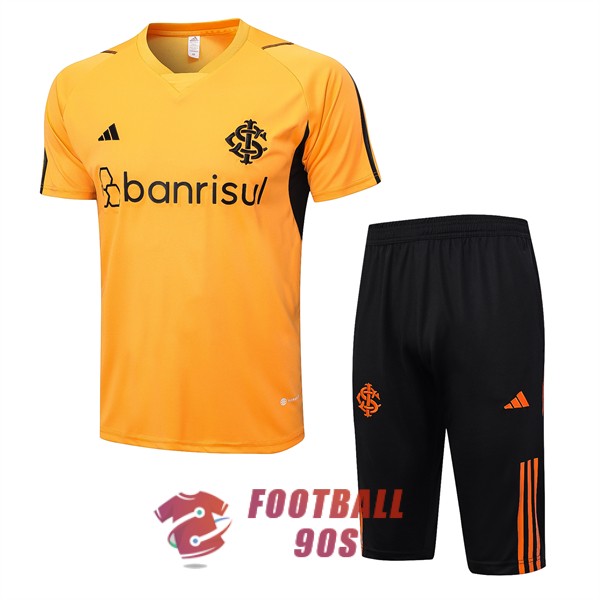 maillot sport club internacional entrainement kit 2023-2024 orange noir (2)