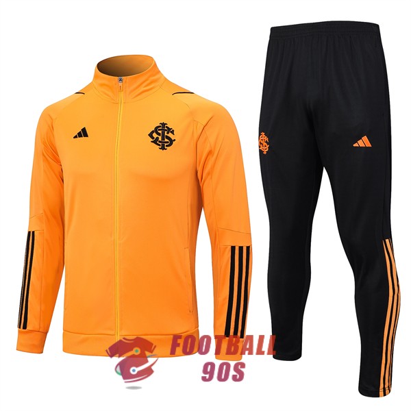 sport club internacional orange noir veste 2023-2024