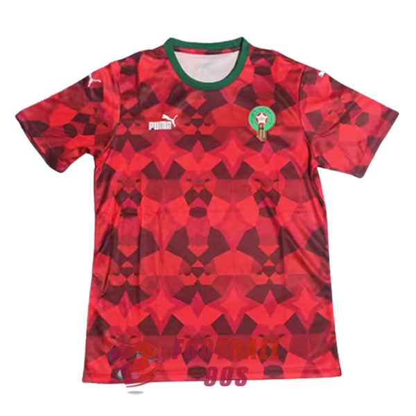 maillot maroc edition speciale 2023-2024 rouge
