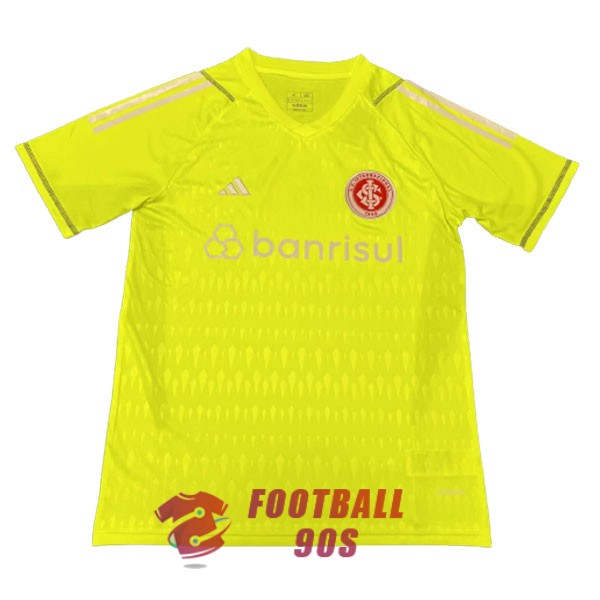 maillot sport club internacional gardien 2023-2024 jaune