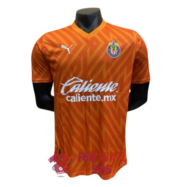 maillot chivas de guadalajara gardien version joueur 2023-2024 orange