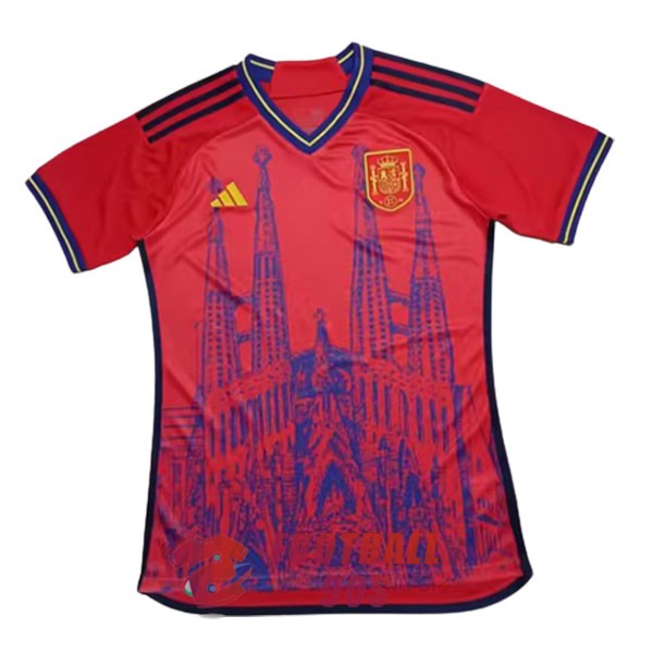 maillot espagne edition speciale 2023-2024 rouge bleu