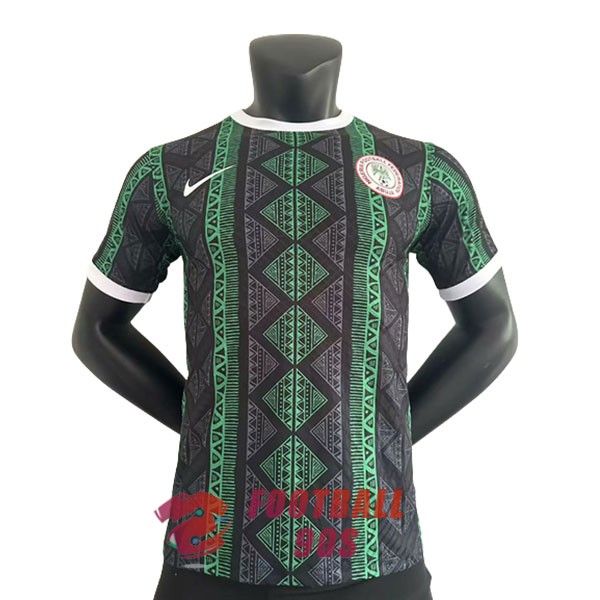 maillot nigeria entrainement version joueur 2023-2024 vert noir